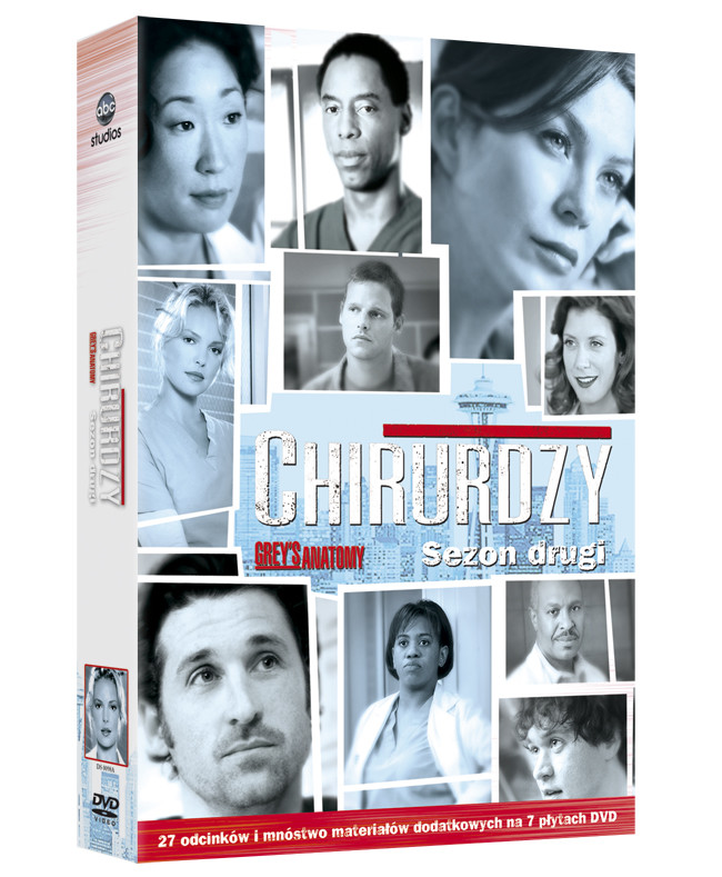 Okładka DVD 2. sezonu "Chirurgów"