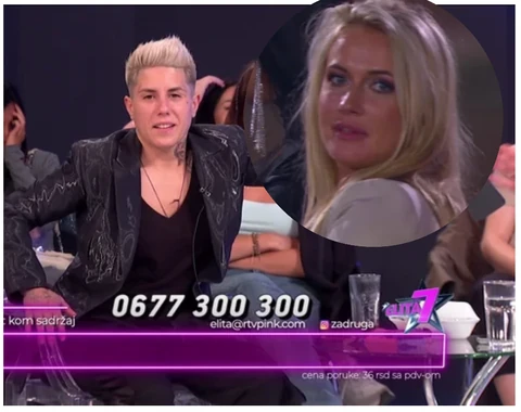 Jovana Tomić Matora i Milica Veličković (Foto: Screenshot TV Pink)