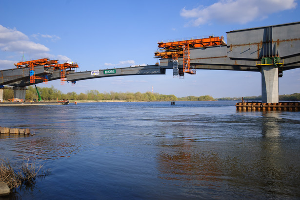 Most Północny w Warszawie będzie otwarty dla samochodów na wiosnę