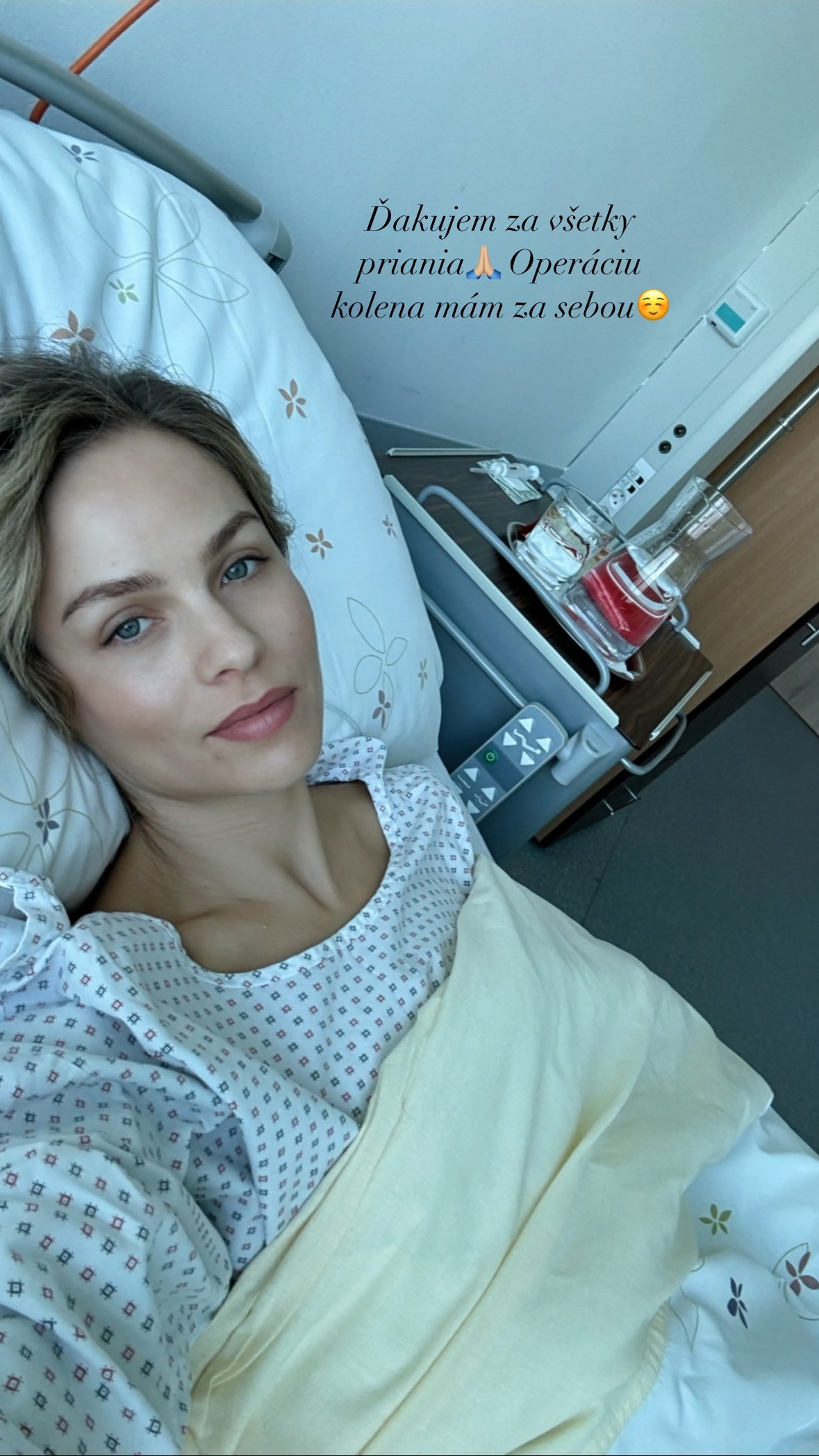 Ivana Gáborík mala operáciu.
