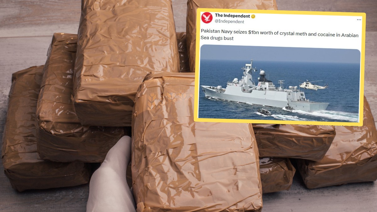 Przechwycili podejrzane statki na Morzu Arabskim. Ładunek wart 1 mld dol.