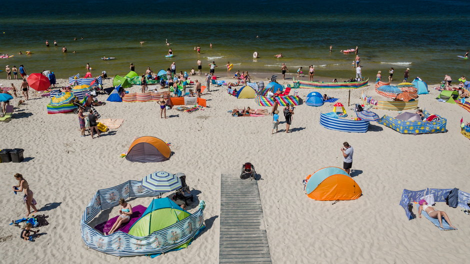 Plaża w Kołobrzegu