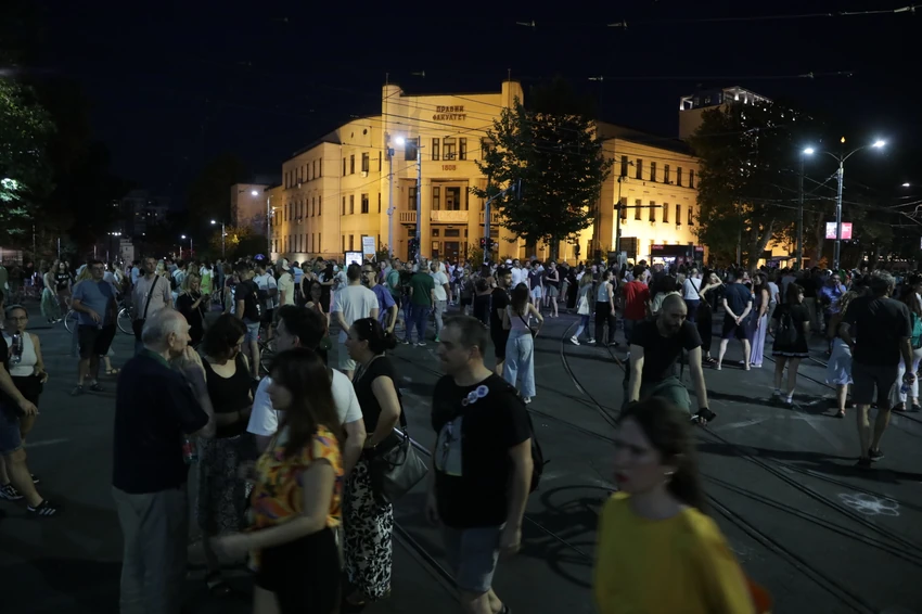 beograd studenti blokade protesti bulevar pravni fakultet