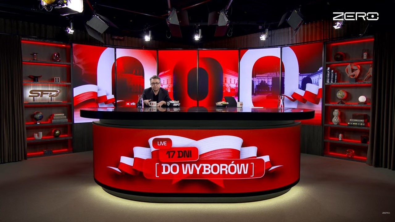 Jedno pytanie i koniec. Maciej Maciak został w studiu sam