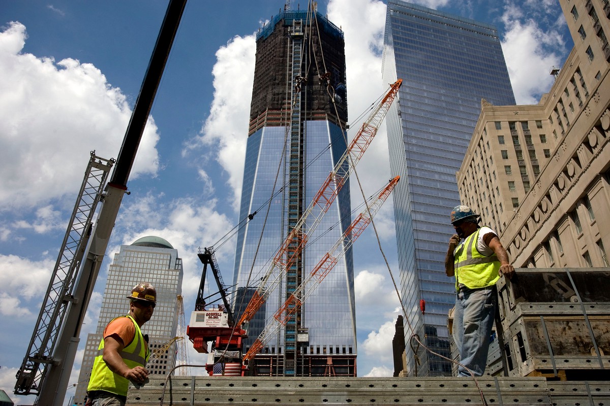 Nowe wieże budowane na terenie World Trade Centre