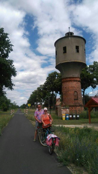 "Kolej na Rower" - wieża ciśnień w Konotopie