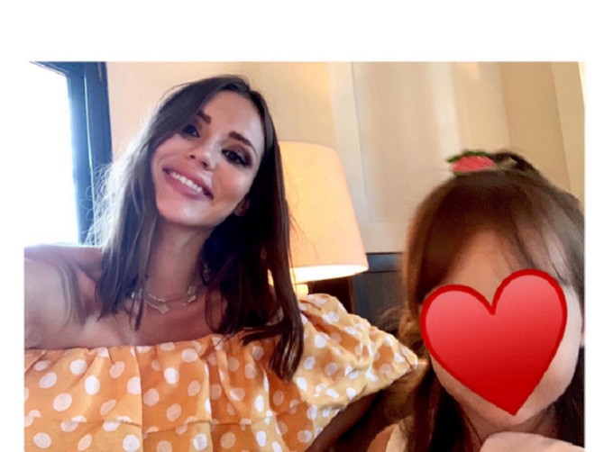 Anja Valente sa ćerkom Indijom Rouz foto: Instagram/anja 