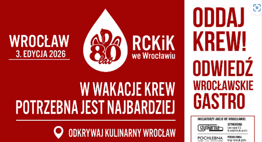 Akcja rusza w sierpniu, krew jest potrzebna już od dziś!