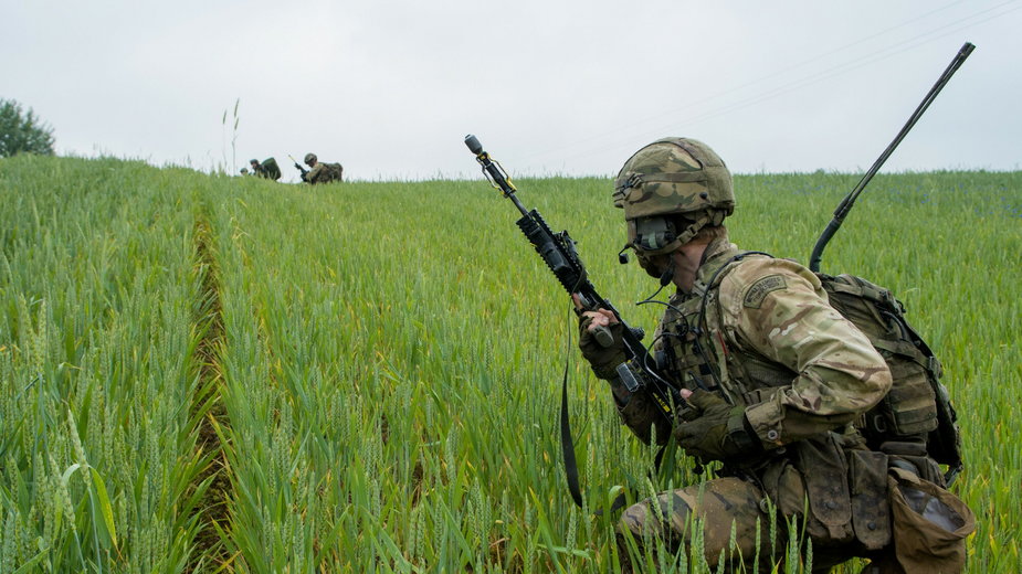 Żołnierze NATO na granicy polsko-litewskiej (zdjęcie ilustracyjne)