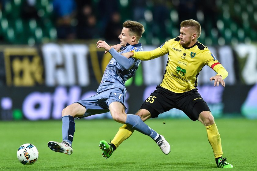 Pilka nozna. Ekstraklasa. Pogon Szczecin - Lech Poznan. 27.10.2018