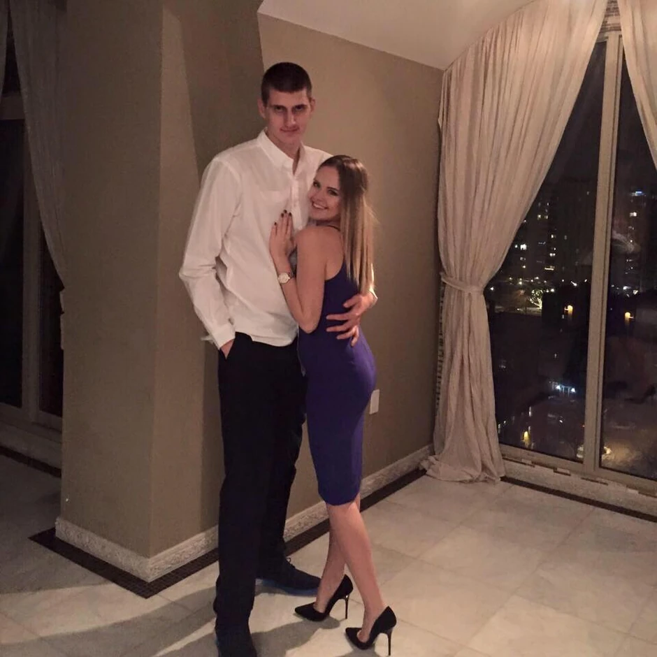 Natalija Maćešić i Nikola Jokić