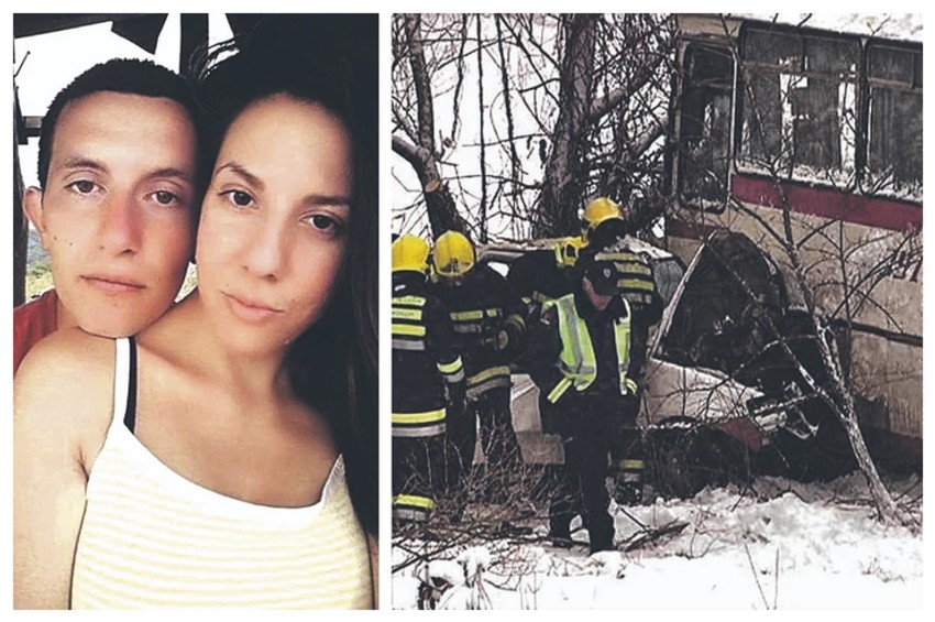Tragično nastradali Jovana Milenković i Stefan Ilić u udesu na putu Kruševac-Đunis