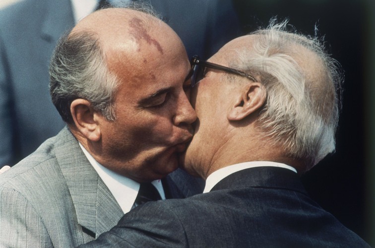 Michaił Gorbaczow i Erich Honecker