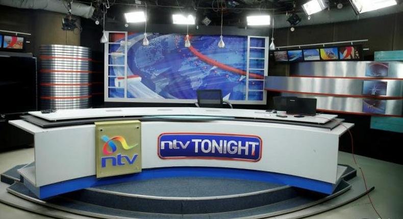 File image of an NTV studio in Nairobi