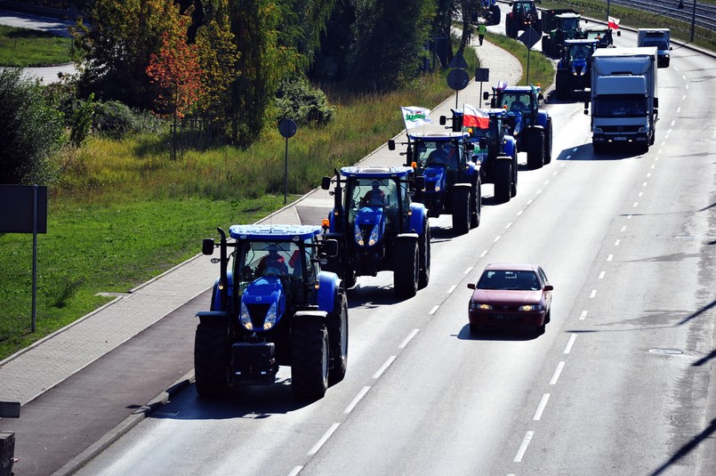 Protest rolników w Szczecinie