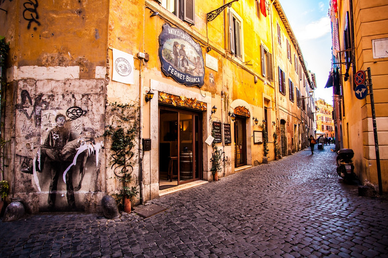 Zatybrze (Trastevere) - trochę inne Wieczne Miasto