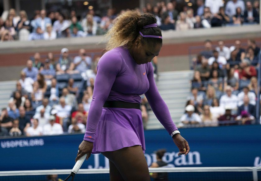 Williams od początku meczu na Arthur Ashe Stadium była zupełnie nie w sosie.