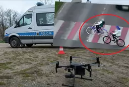 I cyk, mandacik! Kierowcy, rowerzyści i piesi byli obserwowani z powietrza [Wideo]