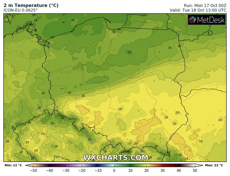 Chłodniejsza masa powietrza zacznie wkraczać do Polski