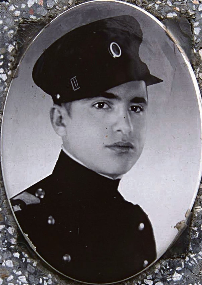 Božidar Žugić dok je bio pitomac vojne akademije