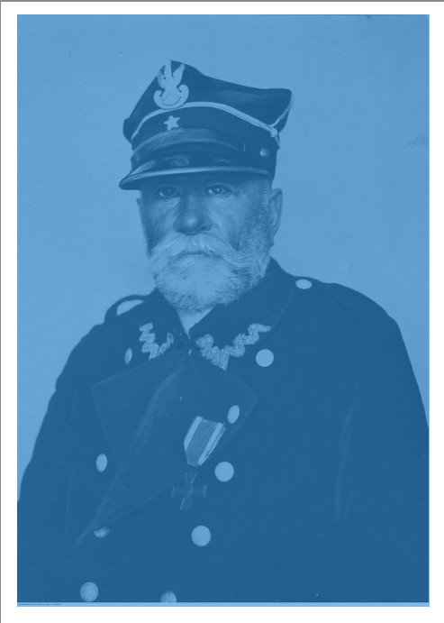 Stefan Brykaczyński - weteran powstania z 1863 roku, udekorowany Orderem Virtuti Militari.