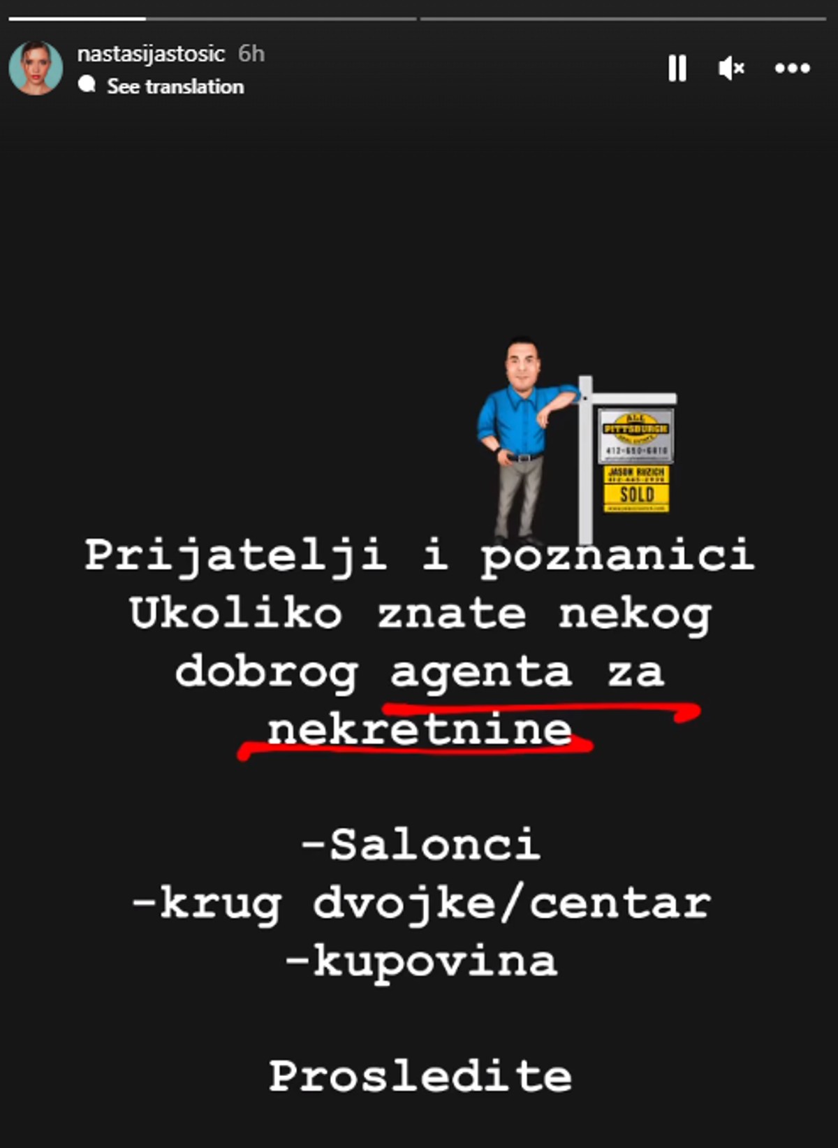 Nastasijina objava