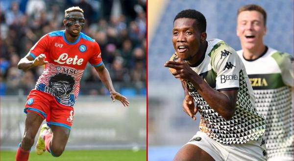 Victor Osimhen and David Okereke feature in Serie A goals of the season compilation