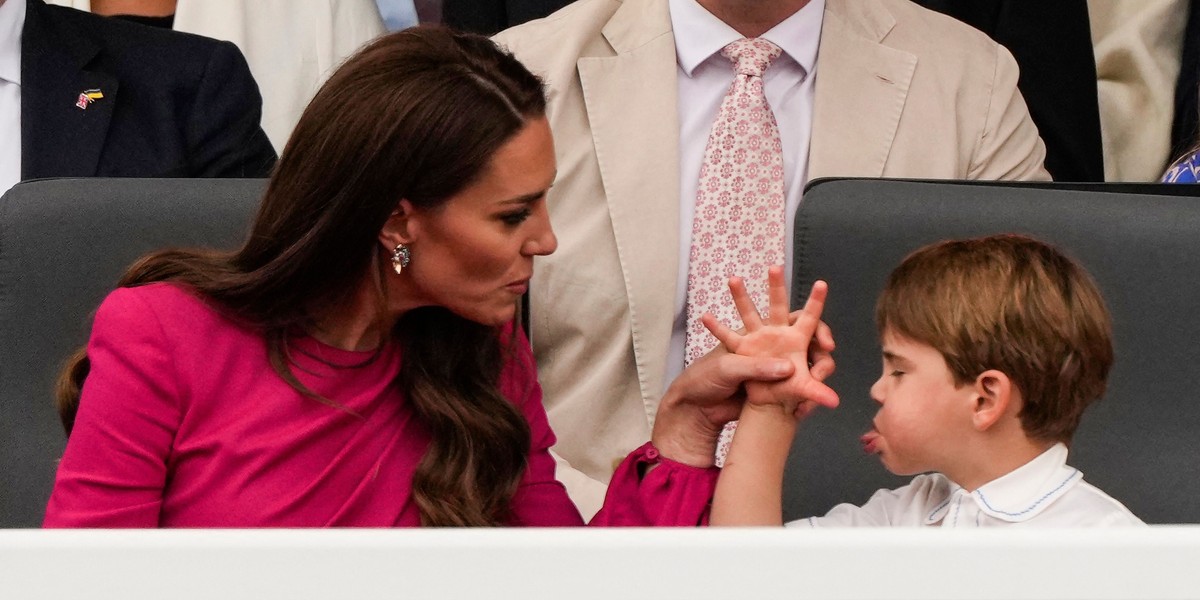 Księżna Kate i książę Louis.