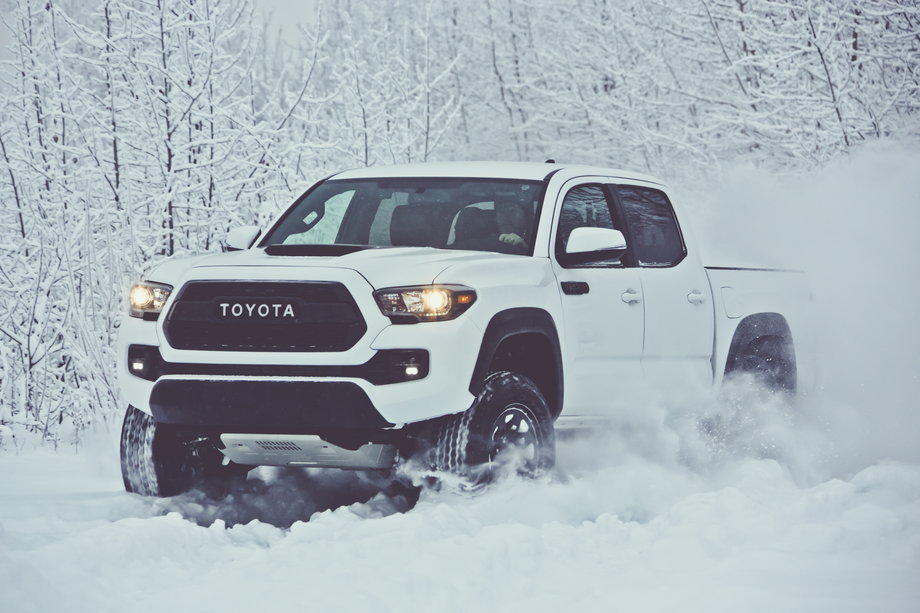 Speaking of big trucks, the range-topping Toyota Tacoma TRD Pro is back.
