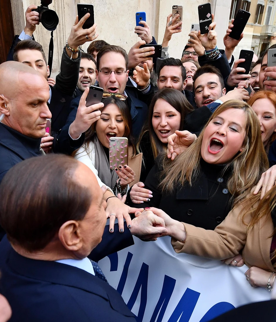 Omiljen među ženama - Silvio Berluskoni u Rimu u februaru 2018.