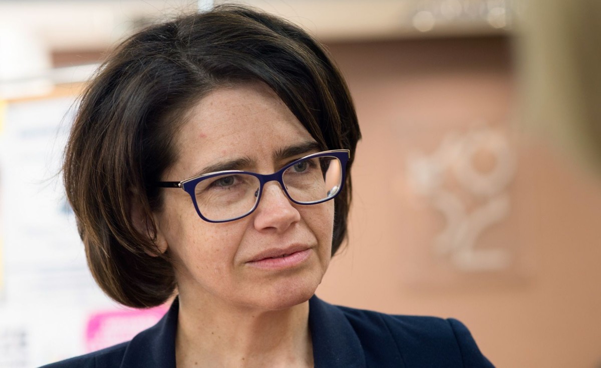 Na zdjęciu archiwalnym z 24.04.2017 r. minister cyfryzacji Anna Streżyńska