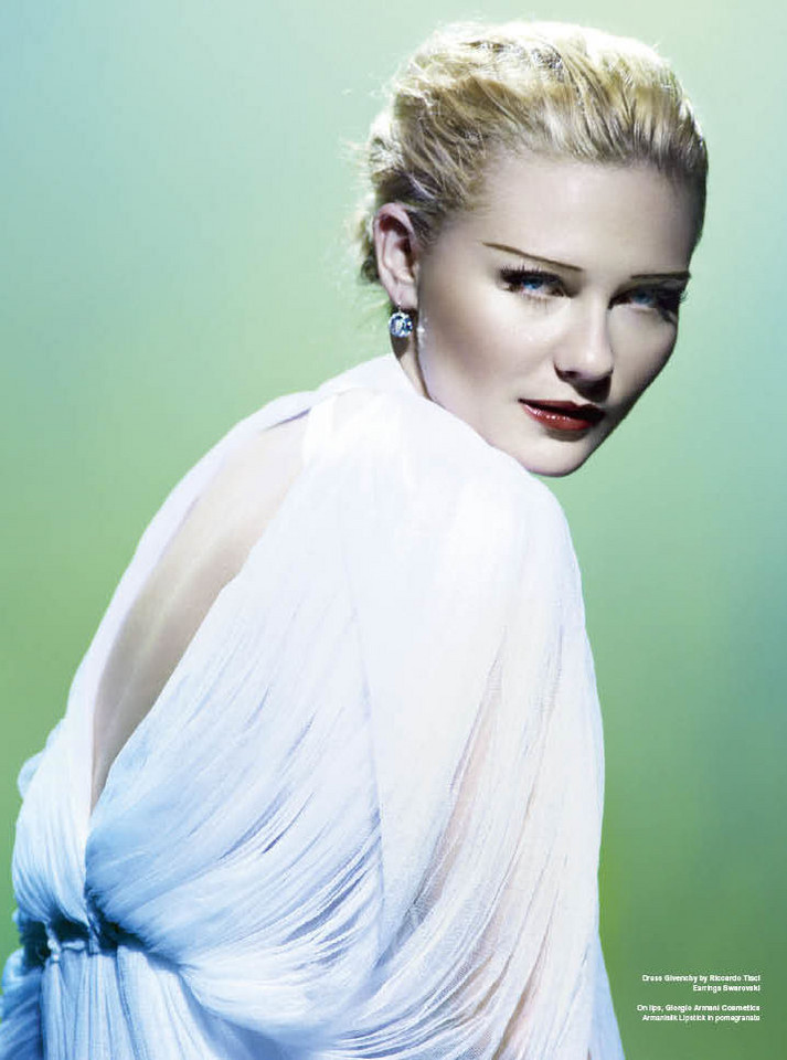 Kirsten Dunst w kwietniowym "V magazine"