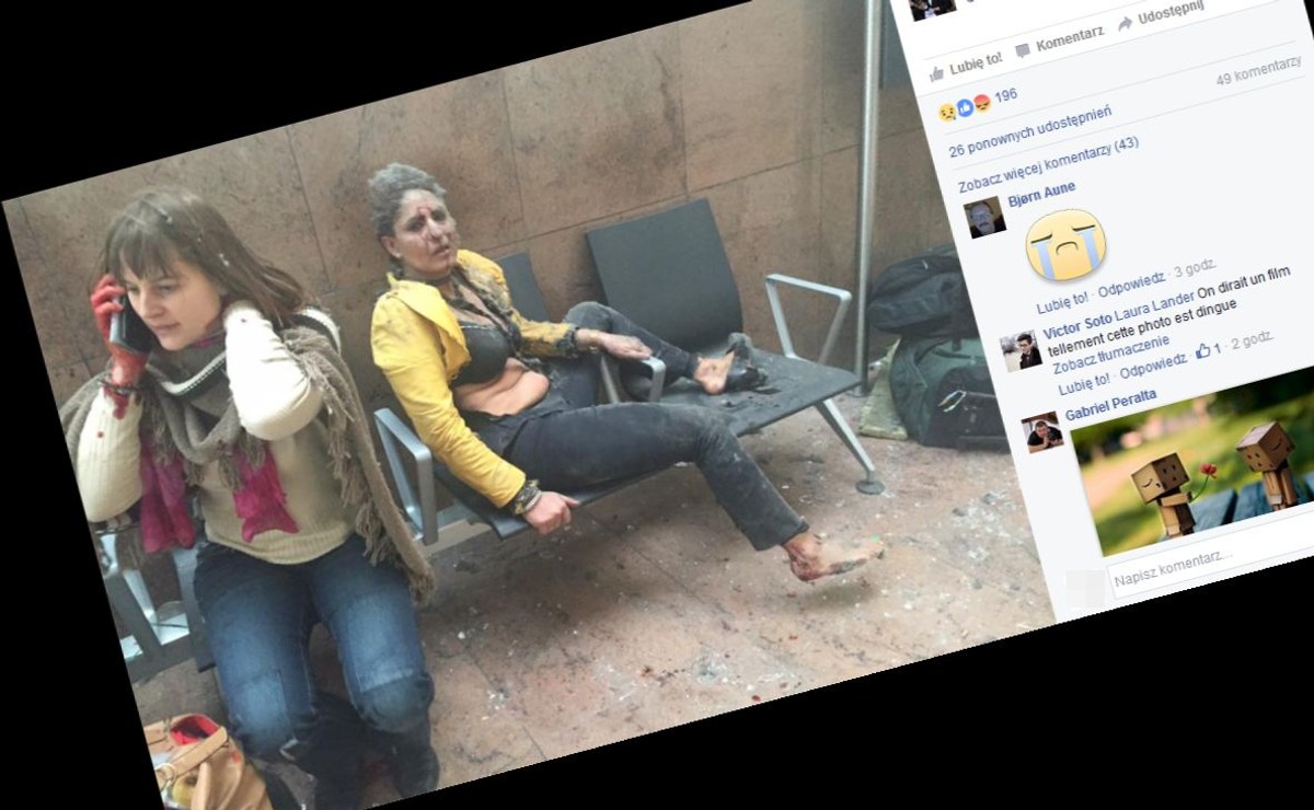 Fotografia, która stała się ikoną zamachów w Brukseli. Zrobiła ją gruzińska dziennikarka Ketevan Kardava