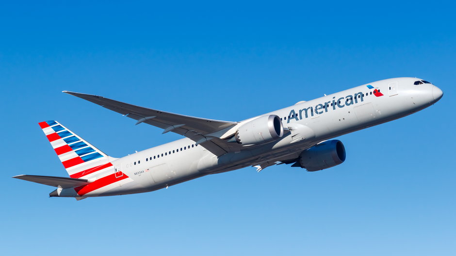 Samolot linii American Airlines (zdjęcie ilustracyjne)