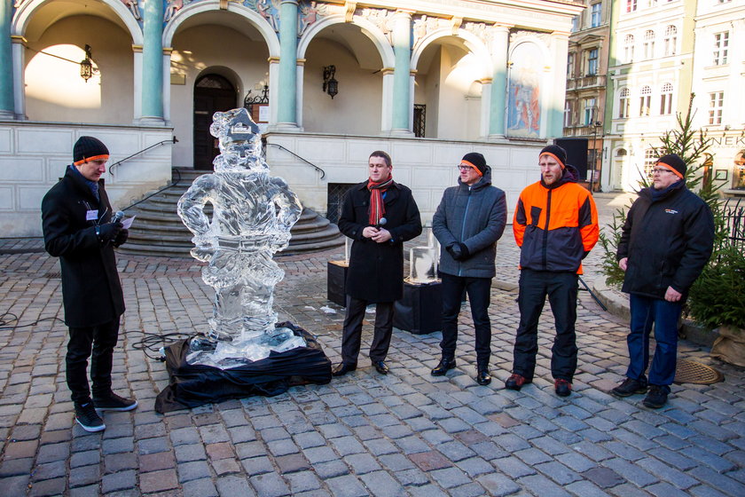 Festiwal Rzeźby Lodowej 2015 na poznańskim Starym Rynku