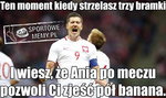 Memy po meczu. Śmieją się z Lewandowskich