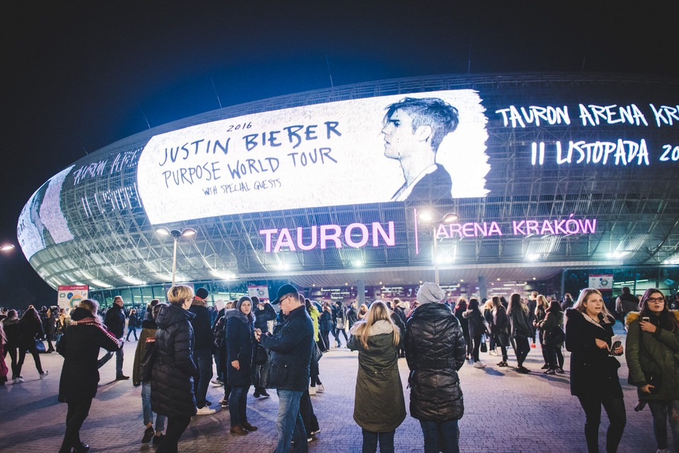 Justin Bieber - koncert Tauron Arena Kraków