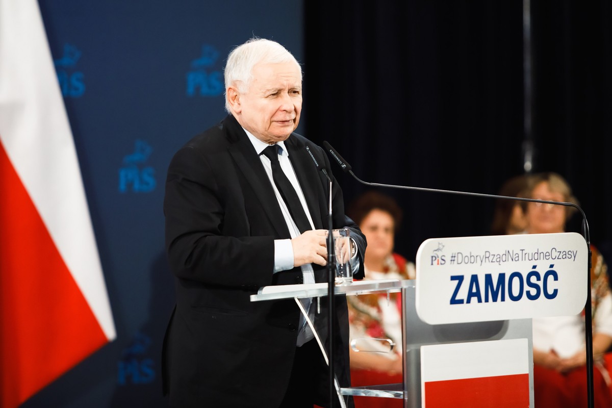 Prezes PiS Jarosław Kaczyński