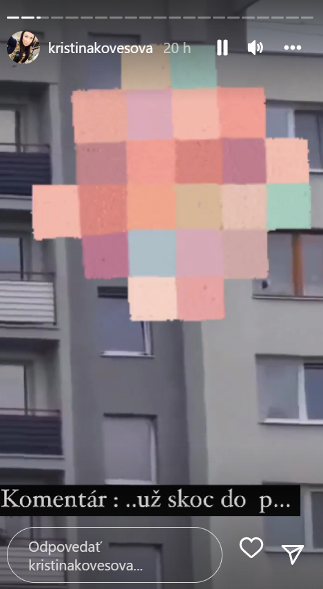 Kristína Kövešová zverejnila mrazivé video. 