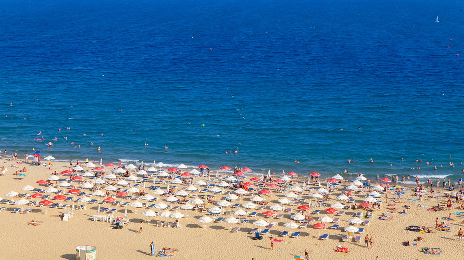 Plaża w Słonecznym Brzegu, Bułgaria