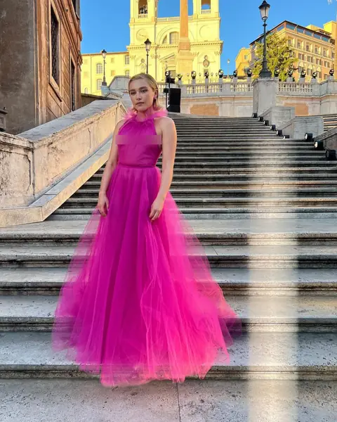 Florence Pugh w sukience Valentino Haute Couture / Instagram @florencepugh