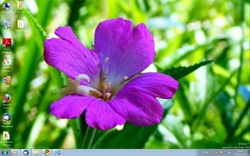 Usunięcie tapety z pulpitu Windows 7 może doprowadzić do wstrzymania pracy sytemu podczas logowania.