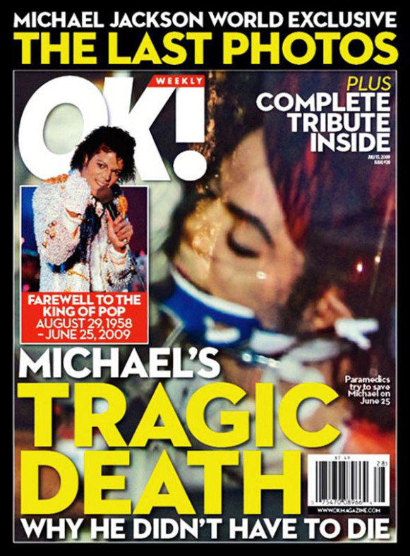 Opublikowanie zdjęć nieprzytomnego Michaela Jacksona budzi niesmak