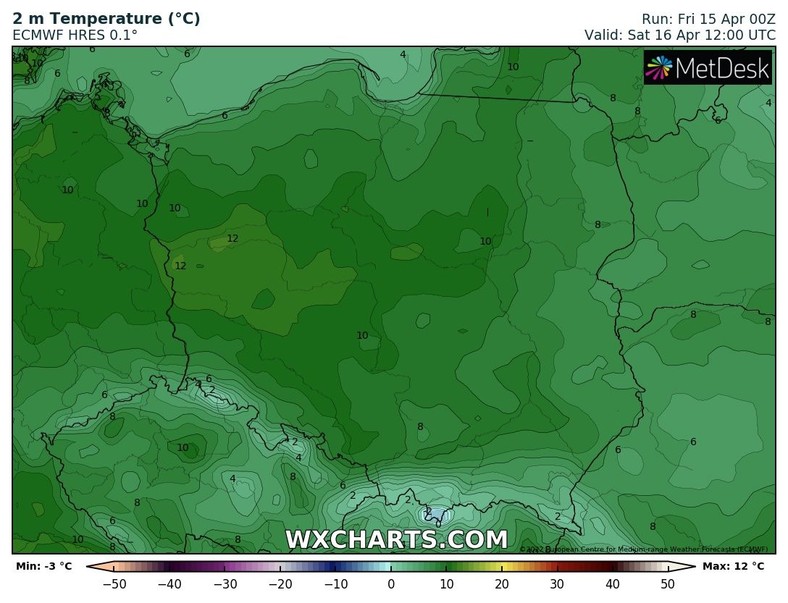 Temperatura będzie niska