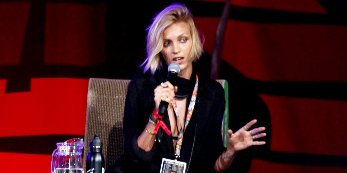 Anja Rubik na festiwalu Pol'And'Rock