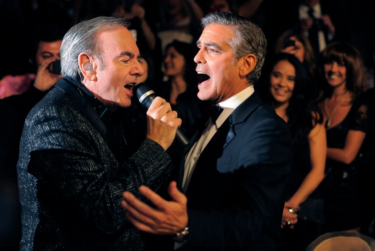 George Clooney i Neil Diamond