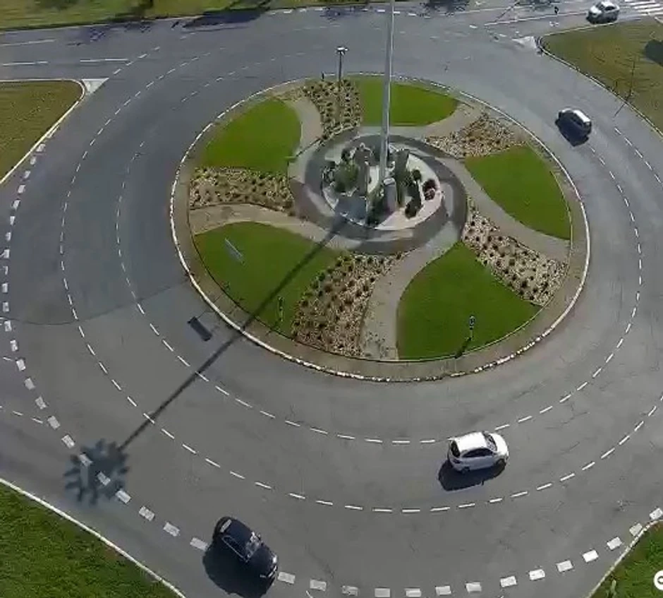 Kružni tok na Novom Beogradu