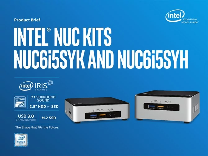 Intel NUC w wersji z Intel Core i5 ma mocny układ graficzny Iris