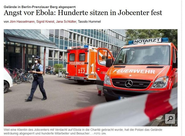 Ebola w Berlinie? Nie ma jeszcze ostatecznych wyników badań