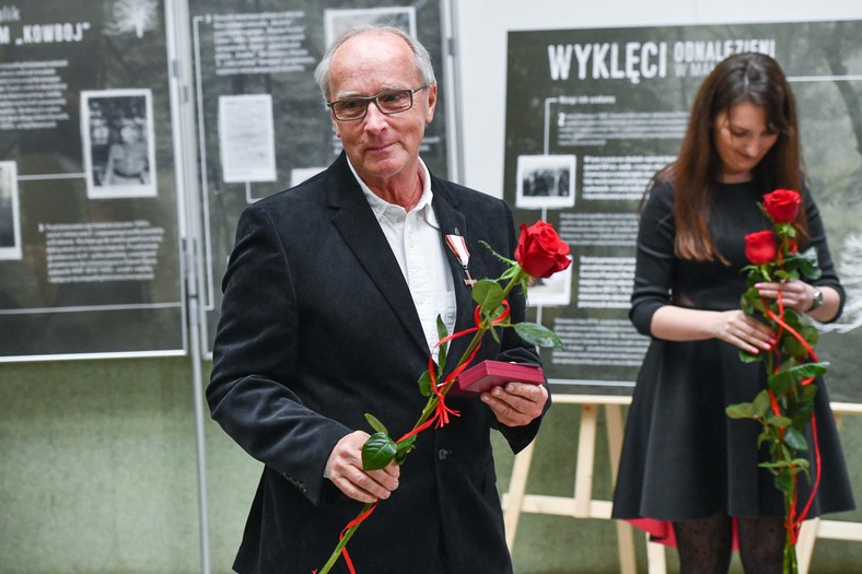 Przewodniczący "Solidarności" na Uniwersytecie Pedagogicznym Jan Fróg.